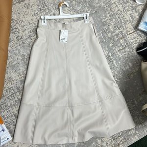 Leather skirt